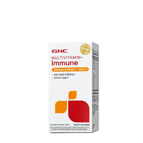 GNC Multivitamin + Immune Formula, 120 Tablets, Complete Multivitamin and Multimineral with Enhanced Support for Immunity EasyOptionXY LLC