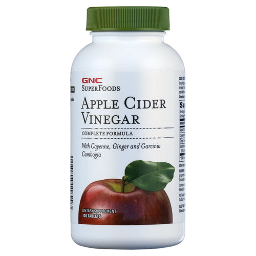 GNC SuperFoods Apple Cider Vinegar, Support For Weight Loss Goals, 120 tablets EasyOptionXY LLC