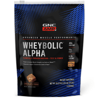 GNC AMP Wheybolic? Alpha Protein Powder + Testosterone & Power Support, Chocolate Fudge, 1.26 LB, 40g Whey Protein EasyOptionXY LLC