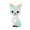 Baby Teether Silicone Rabbit Food Grade Bunny Teether Nursing Teething  Accessories Silicone Animal Teether For Kids and Baby