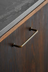 Dark Bronze "Lounge" Cabinet Knob and Wire Drawer Pulls Euro • Knobs