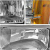 2007-2014 Sierra Headlight Assembly Compatible With Gmc 1500 0714 2500hd 3500hd Chrome Housing Amber Reflector Replacement Left And Right