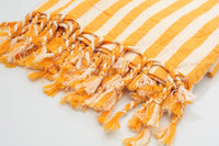 Girit Yellow Cotton Linen Towel