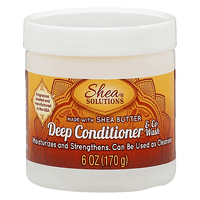 Shea Solutions Deep Conditioner & Co-Wash – Pure Shea Butter (6 oz)