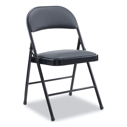 Alera® Alera® PU Padded Folding Chair