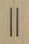Matte Black "Ciel" Tab Drawer Pulls Euro • Knobs