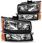 B-Black Housing Amber Reflector Lente transparente