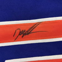 Autographed/Signed Dwight Doc Gooden New York Blue Baseball Jersey JSA COA