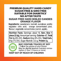 Swiss Imports Orange Sugarfree Candy Bonbons - 1.4oz