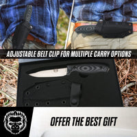The Naked Silverback Survival Knife Giftset for Men