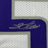 Autographed/Signed De'Aaron Fox Sacramento White Basketball Jersey Beckett BAS COA