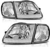 Headlight Assembly, Headlight Replacement, Fits 97-03 Ford F-150/97-02 Ford Expedition Pickup