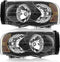 J-Black Housing Amber Reflector
