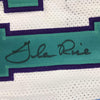 Autographed/Signed Glen Rice Charlotte White Basketball Jersey PSA/DNA COA