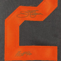 Autographed/Signed Jim Palmer HOF 1990 Baltimore Black Baseball Jersey JSA COA