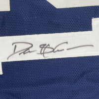 Autographed/Signed Deion Sanders Dallas Thanksgiving Day Football Jersey Beckett BAS COA