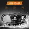Lbrst Headlights Assembly For 19992006 Gmc Sierra 1500 20072007 Classic Black Housing Reflector Clear Lens Driver Passenger Side