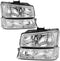 Chrome housing transparent reflector