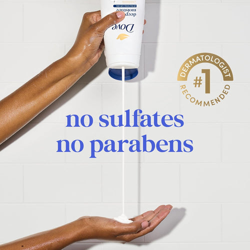 Dove Body Wash with Natural Nourishers for Instantly Soft Skin and Lasting Nourishment Deep Moisture Cleanser That Effectively Washes Away Bacteria While Nourishing Your Skin 20 oz (Pack of 4)
