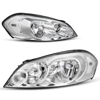 Autosaver88 Headlights Assembly Pair Compatible With 0613 Chevrolet Impala 1416 Chevy Limited 06 07 Monte Carlo Headlamp Replacement Chrome Housing Reflector A Clear Lens Oe