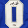 Autographed/Signed De'Aaron Fox Kentucky Blue College Basketball Jersey Beckett BAS COA
