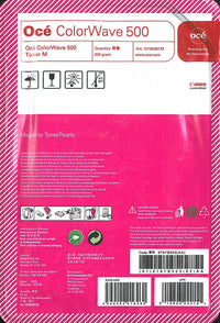 Oce Toner Pearls for ColorWave 500 - Magenta - 500 Grams 9787B005AA 1070038733