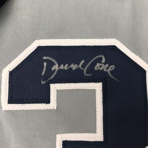 Autographed/Signed David Cone New York Grey Baseball Jersey JSA COA