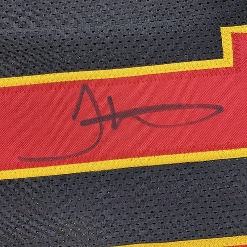 Autographed/Signed Tyreek Hill Kansas City Black Football Jersey JSA COA
