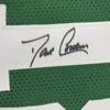 Autographed/Signed Dave Cowens Boston Green Stat Basketball Jersey PSA/DNA COA
