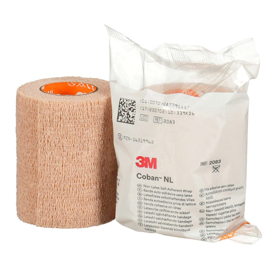 3M Coban NL Self-Adherent Wrap (Non-Latex), 2 Inch x 5 Yards, Case/Box of 36 Rolls