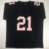 Autographed/Signed Deion Sanders Atlanta Black Football Jersey JSA COA