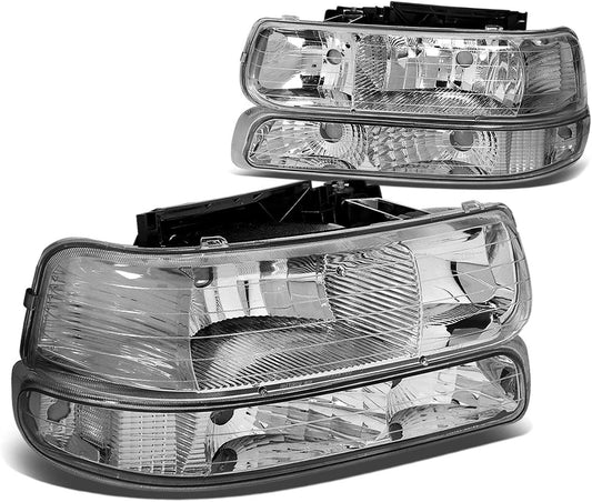 Clear headlight reflectors (99 - 02 Silverado 1500 00 - 06 chevy Tahoe)
