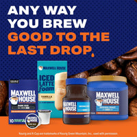 Maxwell House Dark Silk Dark Roast K-Cup Coffee Pods, 10 ct Box