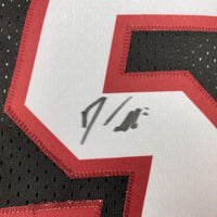 Framed Autographed/Signed Jason Williams 35x39 Miami Black Basketball Jersey PSA/DNA COA