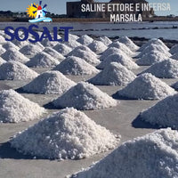 SoSalt Fine Sea Salt from Sicily | XL Foodservice Bucket 12.5 kg (27.5 lb) | Kosher, All Natural Mediterranean Sea Salt