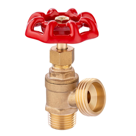 Boiler Drain 1/2" MNPT x 3/4" NH, Multi-Turn