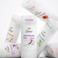 Dove Deodorant Stick for 72 Hour Odor Protection Coconut & Pink Jasmine Aluminum Free 2.4 oz