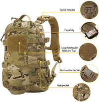 Tactical Military Outdoor Hiking Molle Rucksack Assault Pack