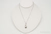 Designer Ryze Mystic Topaz Cubic Zirconia Sterling Silver Necklace