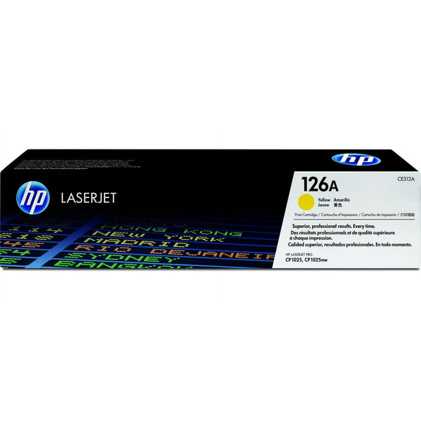 HP 126A (CE312A) Toner Cartridge, Yellow EasyOptionXY LLC