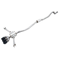 AWE Tuning 2016+ Honda Civic Si Touring Edition Exhaust w/Front Pipe & Triple Diamond Black Tips