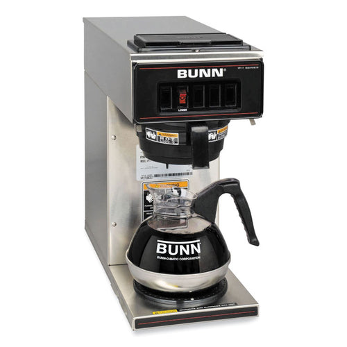 BUNN® VP17-1 12-Cup Low Profile Pourover Coffee Brewer