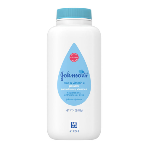 Johnson's Baby Naturally Derived Cornstarch Powder With Aloe & Vitamin E, 4 Oz