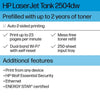 HP LaserJet Tank 2504dw Wireless Black-and-White Laser Printer with up to 5,000 pages EasyOptionXY LLC