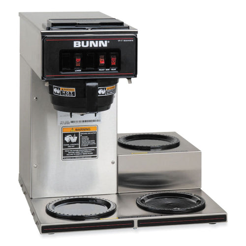 BUNN® VP17-3 12-Cup Low Profile Pourover Coffee Brewer