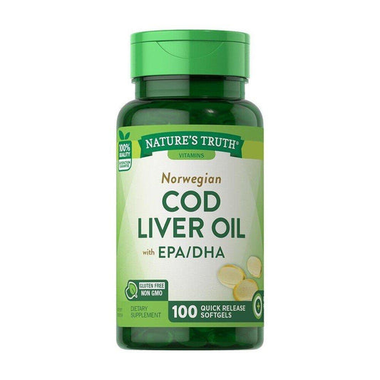 Nature's Truth Norwegian Cod Liver Oil With EPA / DHA
