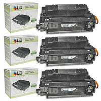 LD Compatible HP 55X CE255X High Yield Black Toner Cartridge 3-Pack for LaserJet Enterprise 500 MFP M525dn, 500 MFP M525f, flow MFP M525c, M521dn MFP, MFP M521dw, P3015dn, P3015n, P3015x EasyOptionXY LLC