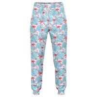 Flamingo Blue Floral Joggers