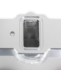 Hi-Ram Sheet Metal Fabricated Intake Manifold LS7 102mm Throttle Body opening + Fuel Rail Kit Silver with Sniper logo -Low Profile