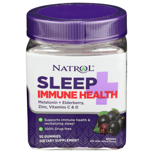 Natrol Sleep + Immune Health Gummies, Berry